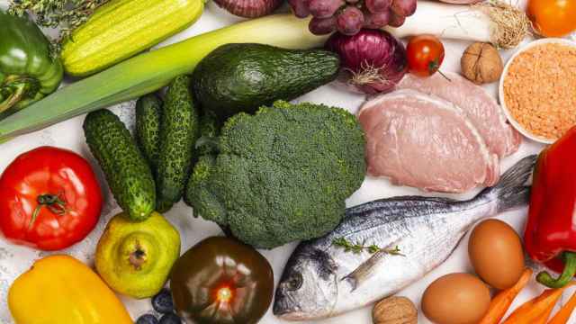 Alimentos de la dieta mediterránea.