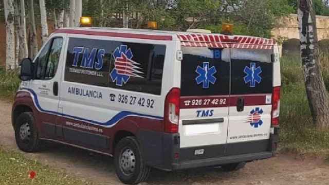 Ambulancias TMS Multiasistencia de Ciudad Real. Foto: Comisiones Obreras