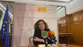 La subdelegada del Gobierno María Rivas en rueda de prensa