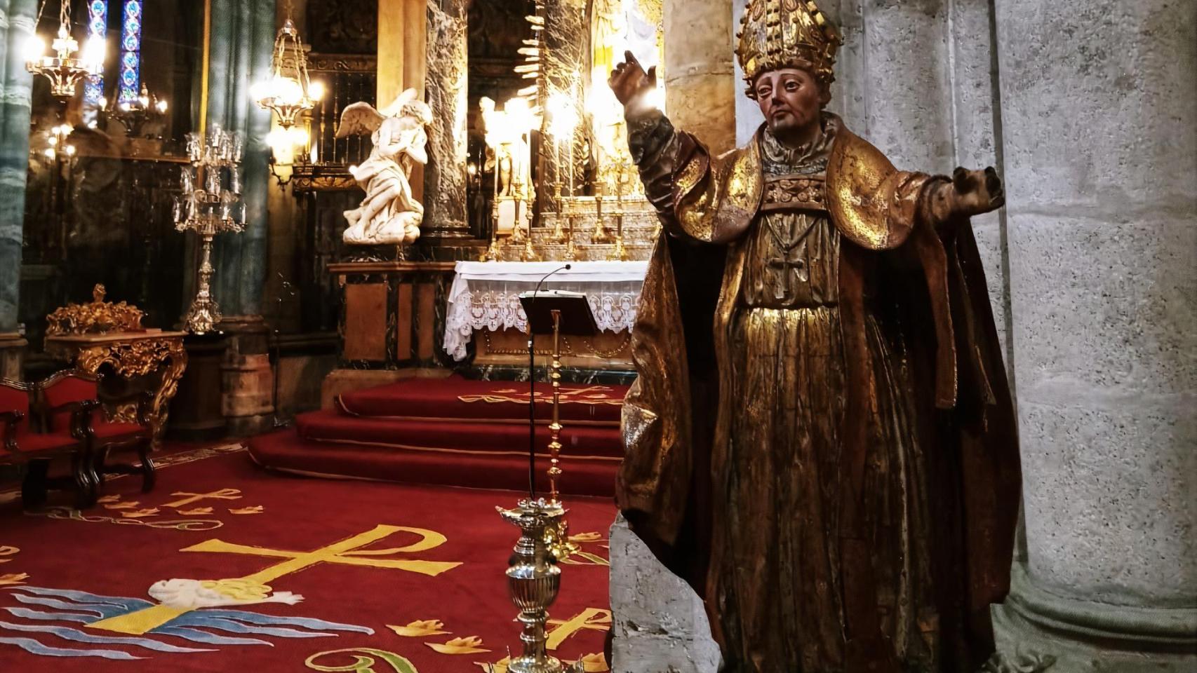 San Froilán, figura en la catedra de Lugo