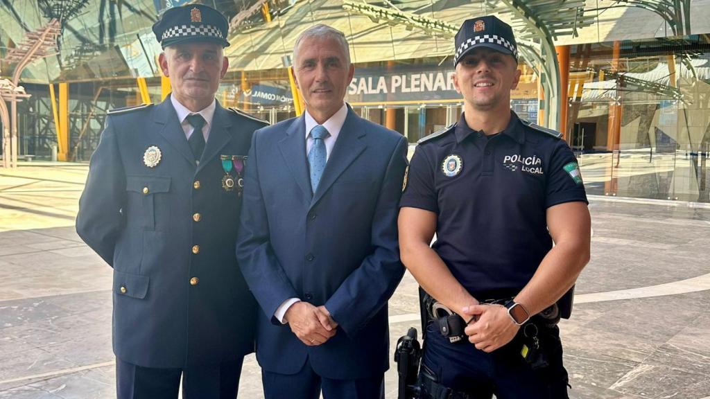 Juan Carlos Giardín con su padre y su tío, sus referentes.