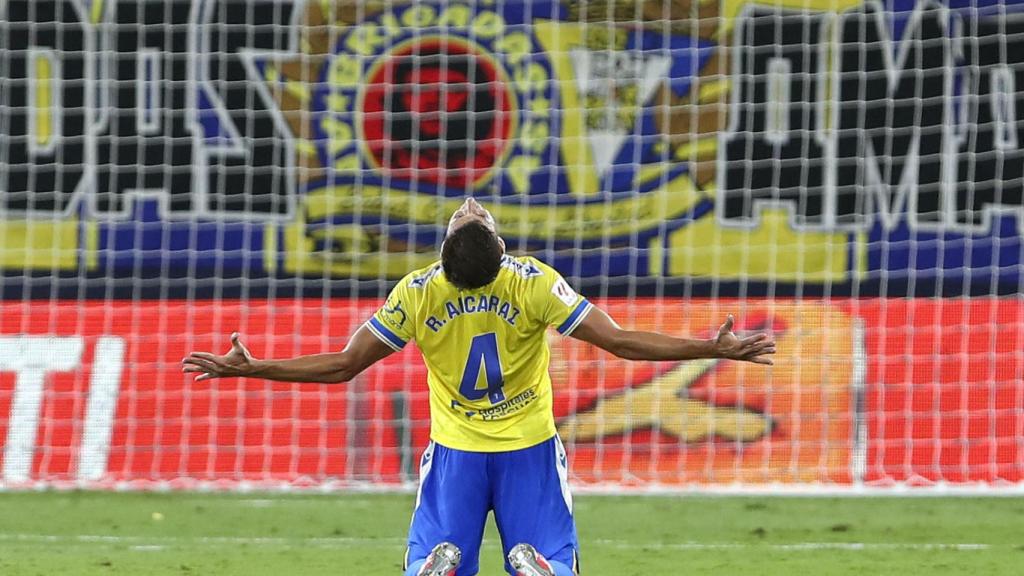 Rubén Alcaraz, en un partido del Cádiz