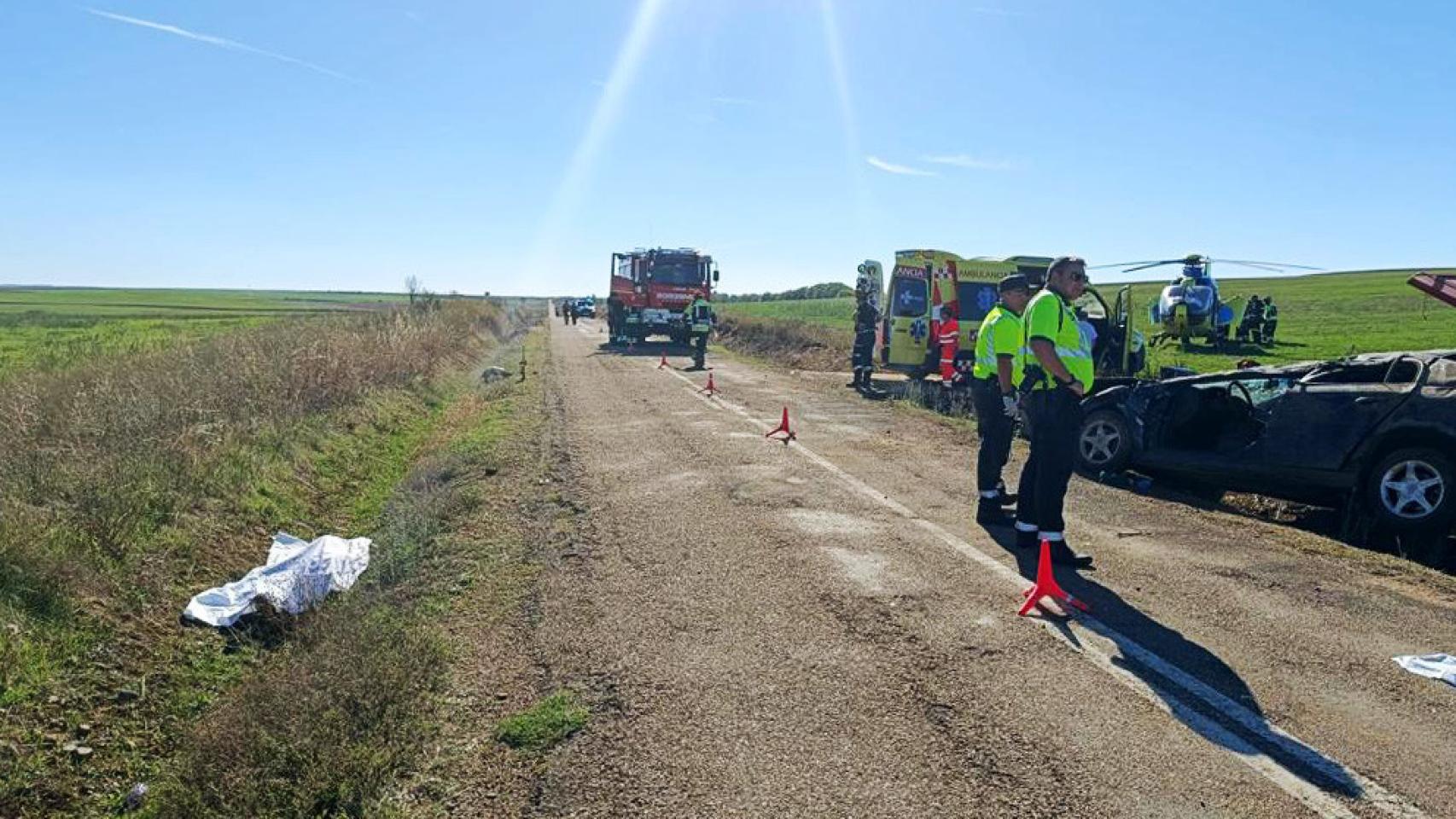 Dos muertos en un accidente en Lantadilla