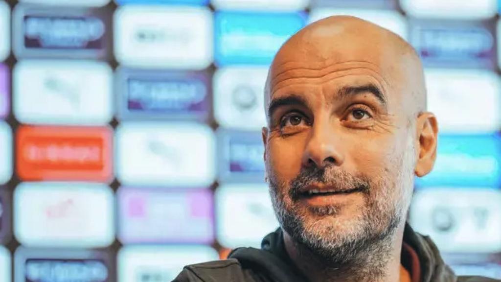 Pep Guardiola, en rueda de prensa