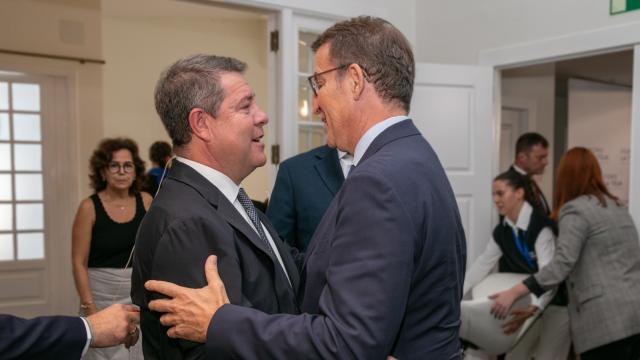 Page, junto a Feijóo en el Foro de la Toja