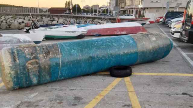 Objeto recuperado en el canal de entrada a O Grove (Pontevedra).