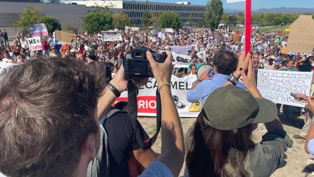 Manifestación de este domingo.