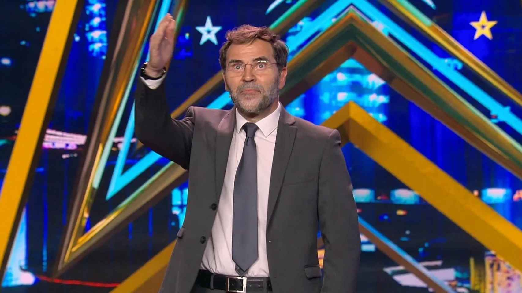 Jotarodrigo imitando a Mariano Rajoy en 'Got Talent'.