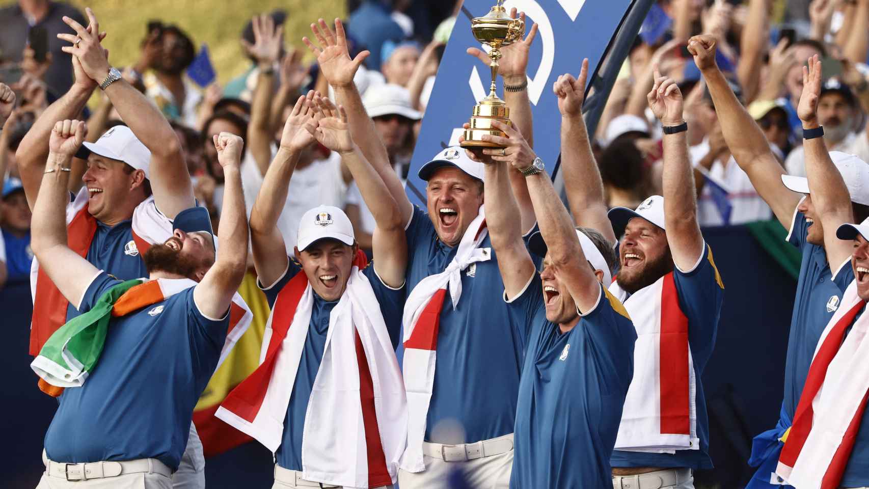 Europa levanta el trofeo de la Ryder Cup