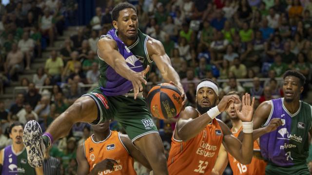 Una imagen del partido Unicaja-Valencia.