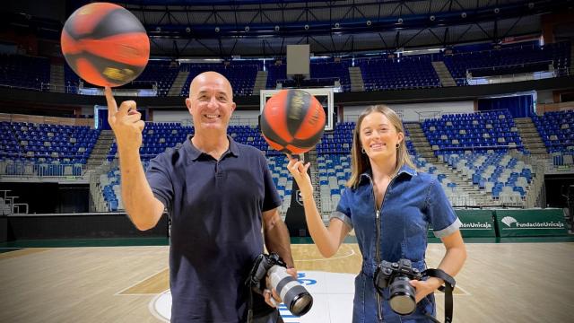 Mariano y Raisa Pozo, padre e hija tras el objetivo del Unicaja.