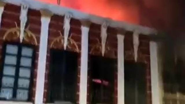 Incendio en una discoteca de Murcia.