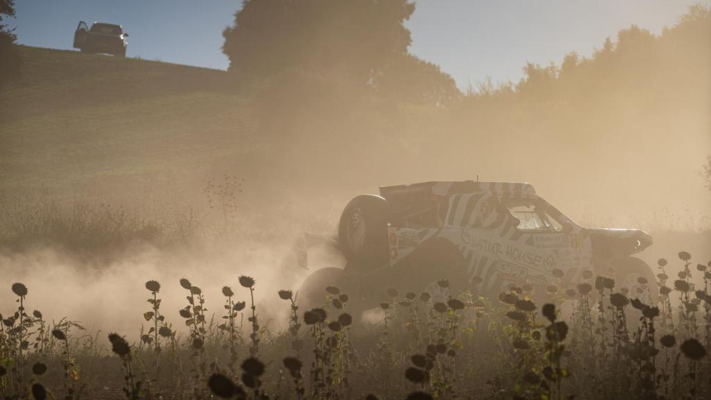 El GPR22 superando las adversas condiciones climatológicas en el Rally TT de Guadalara.