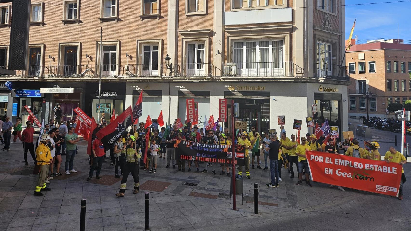 Concentración en Guadalajara. Foto: Europa Press.