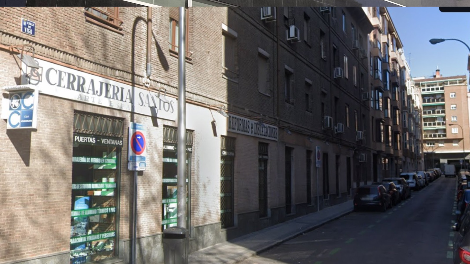 Calle de Vigo, en Madrid. Foto: Google Maps