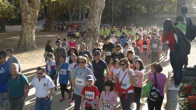 Edición anterior de la Marcha Solidaria de Aspanaex.