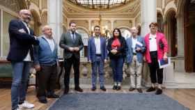 Reunión del presidente de la Diputación con los alcaldes del Pacto de Pedre.