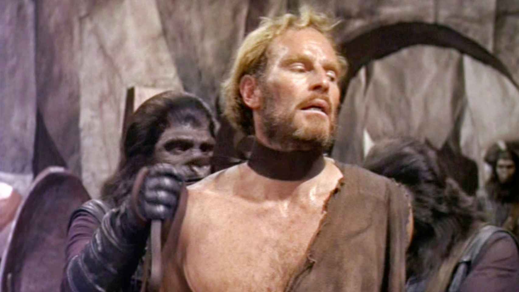 Charlton Heston en 'El planeta de los simios', de Franklin J. Schaffner (1968)