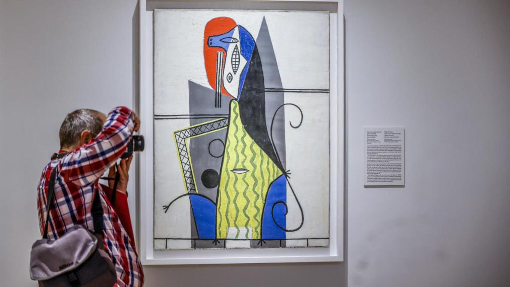 Una de las obras de la exposición 'Picasso, lo sagrado y lo profano' / Foto: EFE/ Aitor Martín.