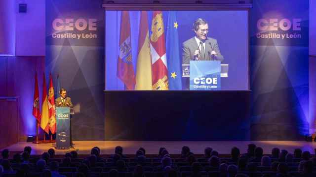 El presidente de CEOE, Antonio Garamendi, en los premios CEOE Castilla y León