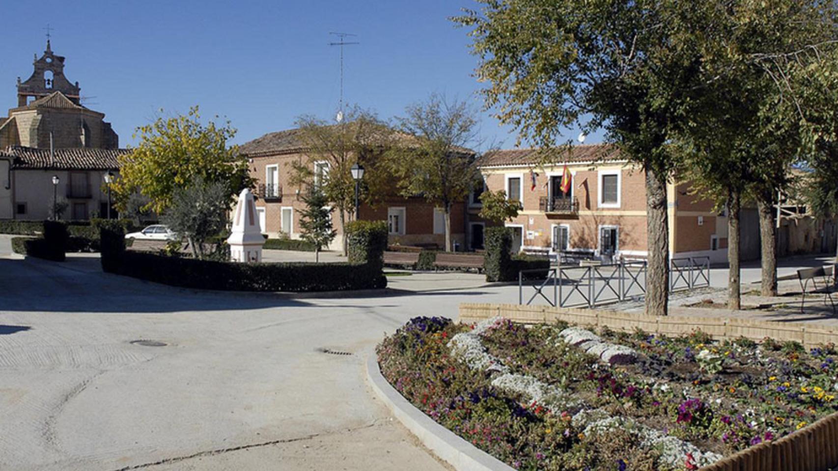 Plaza Mayor de Valverde de Campos