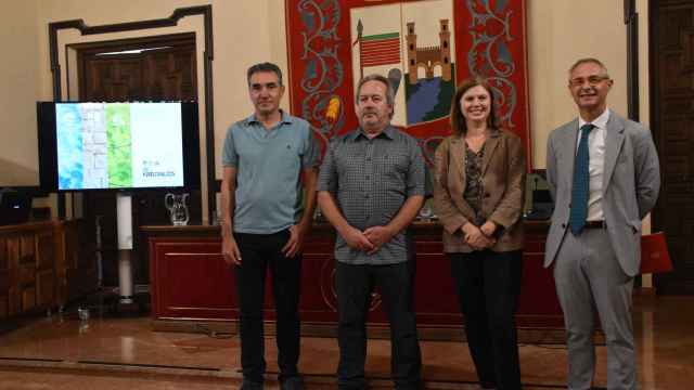 Presentación del proyecto 'Renaturaliza' con Ricardo Rivero, Francisco Guarido, Isidro Deza y Elena Pita