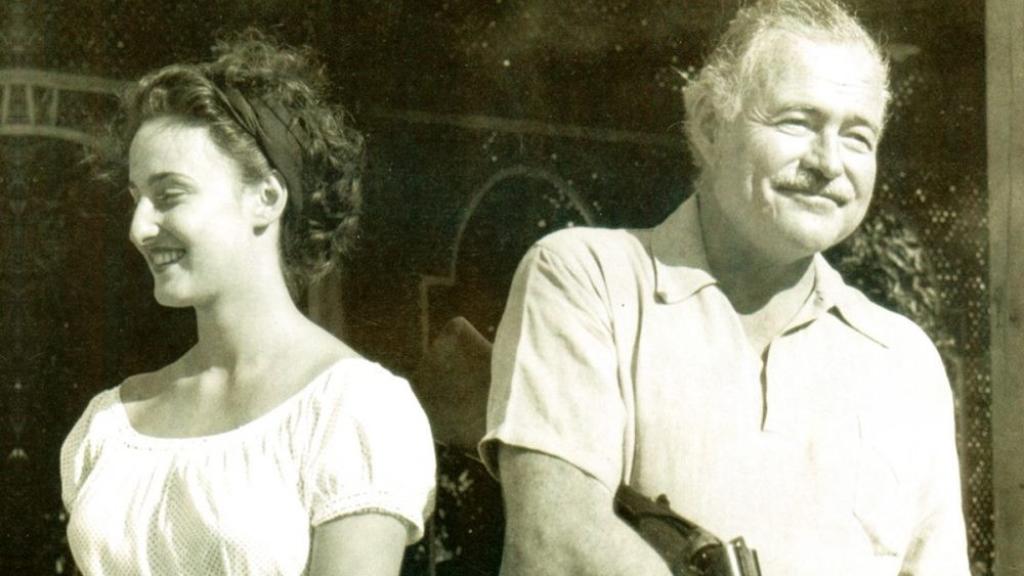 Adriana Ivancich con Ernest Hemingway