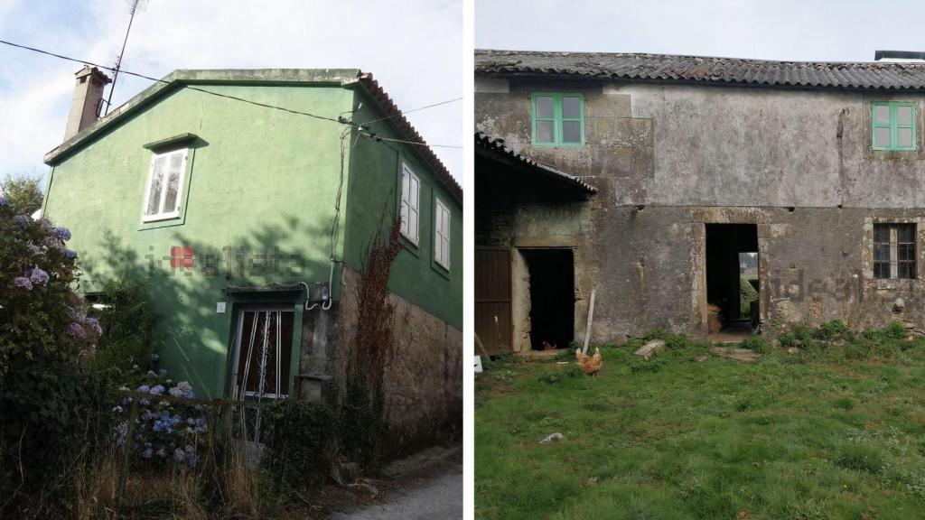 Tres casas a la venta en Santiago por 60.000 euros o menos