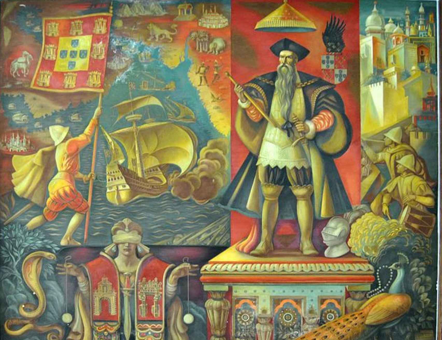 La expedición buscó hacerse con el control de las Molucas, bajo influencia portuguesa desde 1511