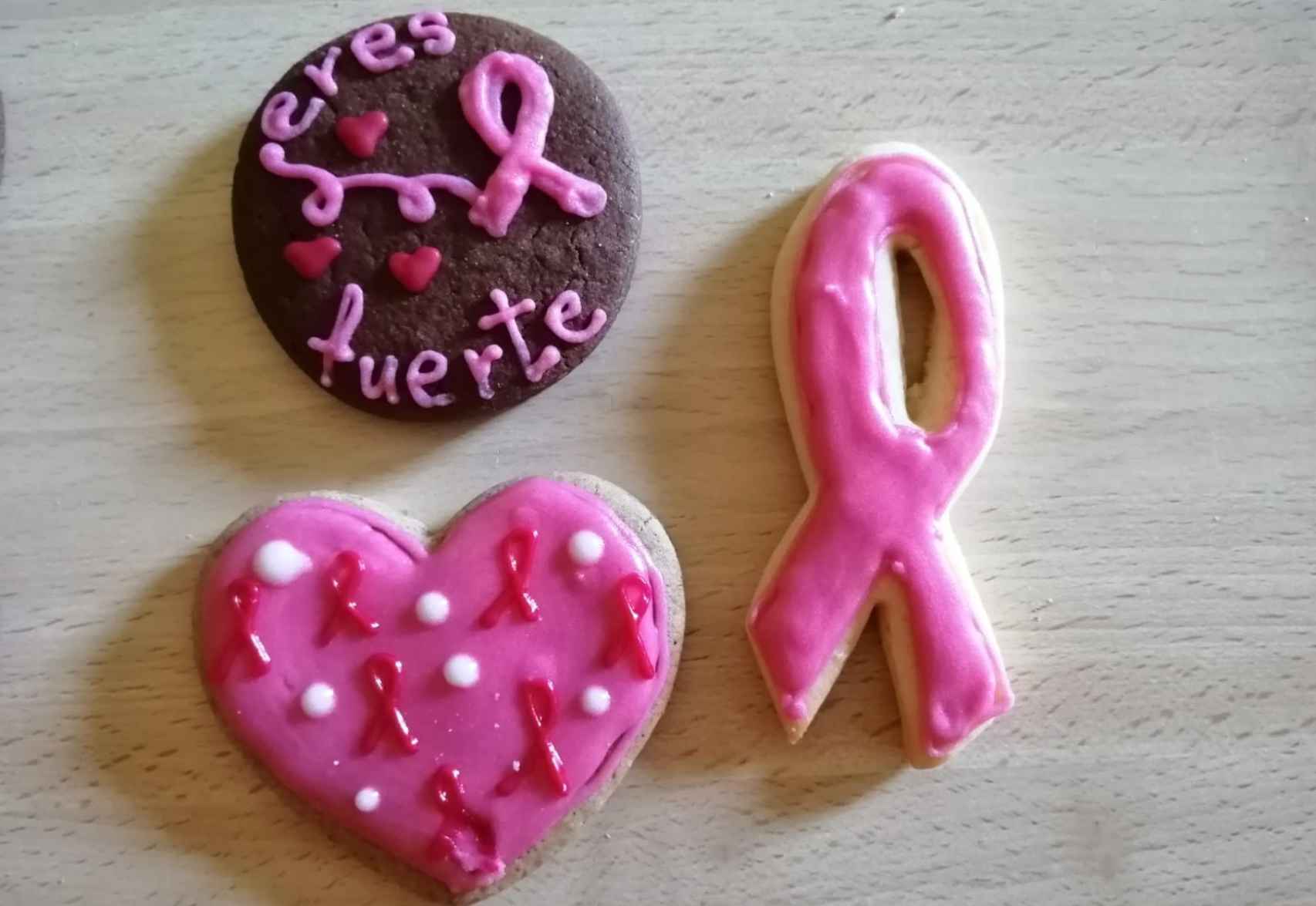 Galletas solidarias por la lucha contra el cáncer.