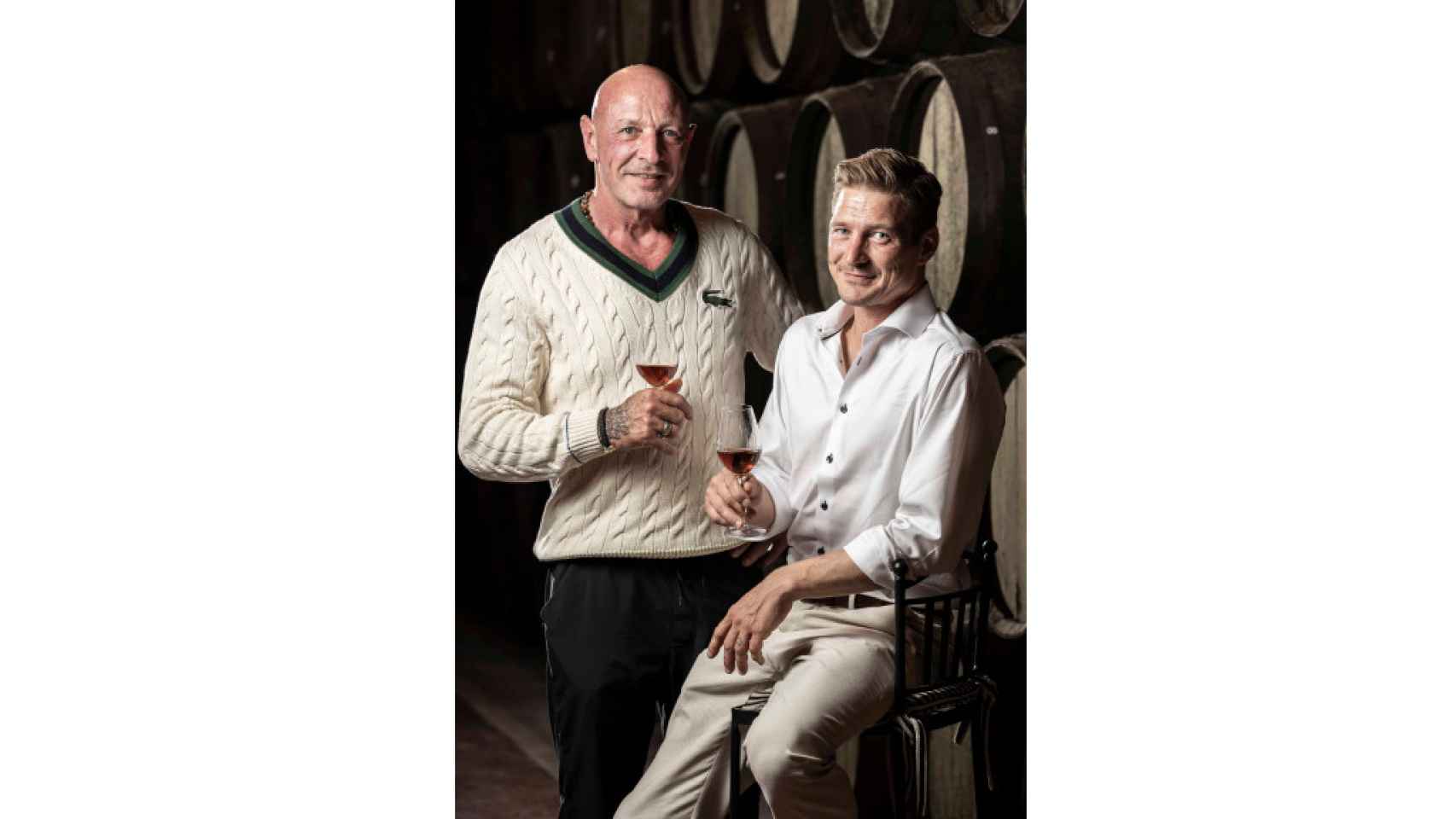 El chef Allan Schultz y el sumiller Alexander Berntsen, del restaurante danés Parsley Salon