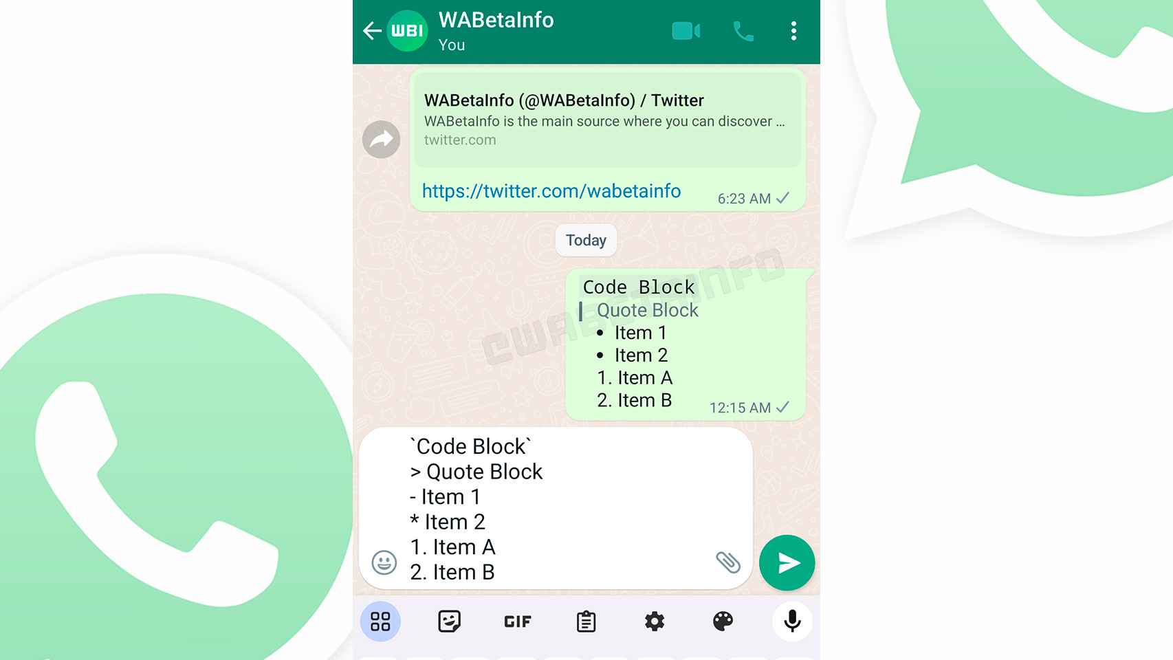 Los nuevos formatos de texto para enviar mensajes en WhatsApp