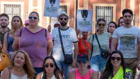 Concentración de afectados el pasado junio en Sevilla.