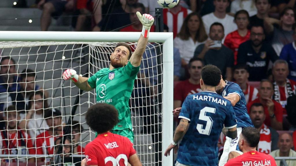 Jan Oblak, contra el Feyenoord