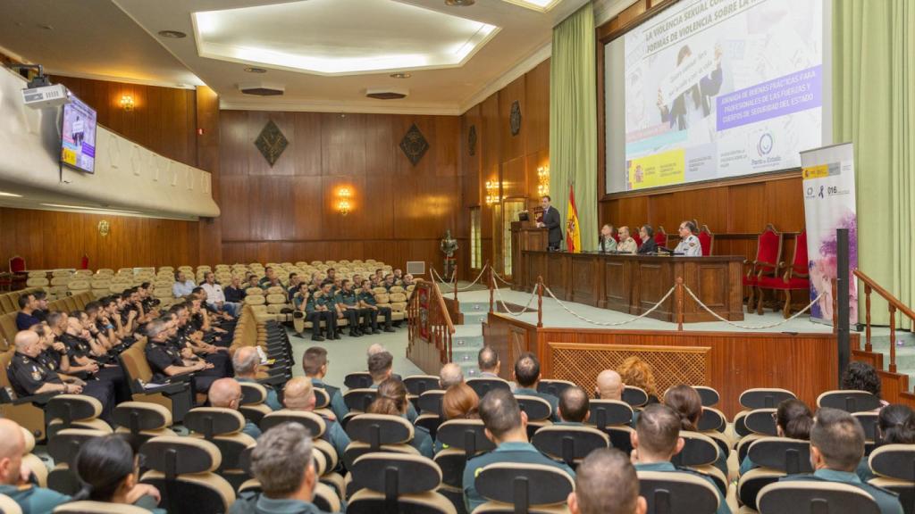 Tierraseca durante su intervención en la jornada 'La violencia sexual como una de las formas de violencia sobre la mujer'.