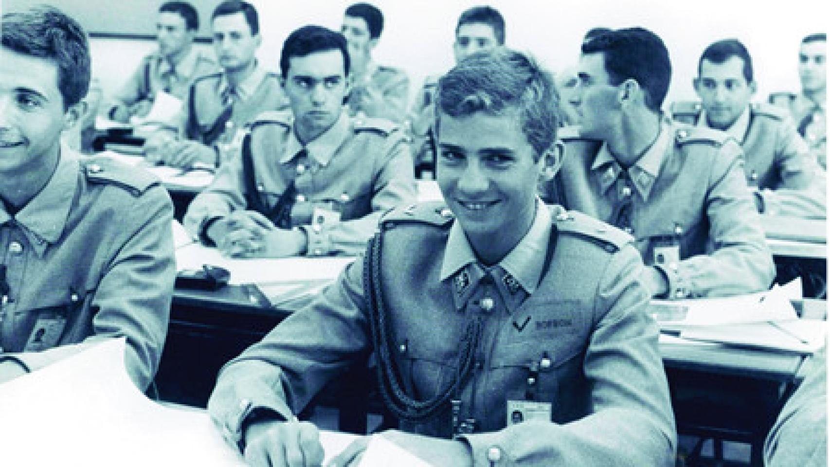 Felipe VI en la Academia Militar de Zaragoza.