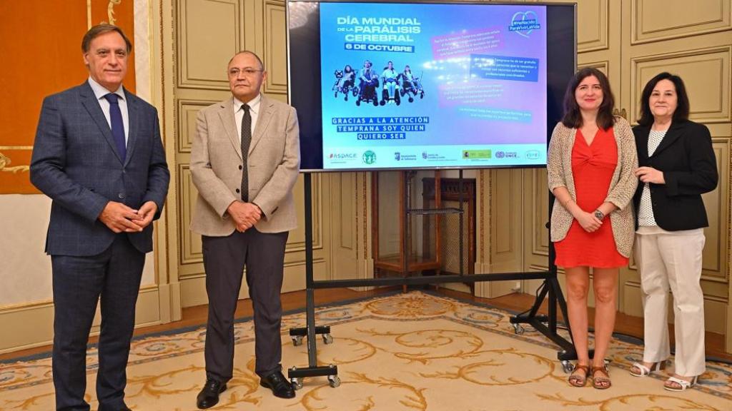 Presentación del Día Mundial de la Parálisis Cerebral en el Ayuntamiento de Salamanca