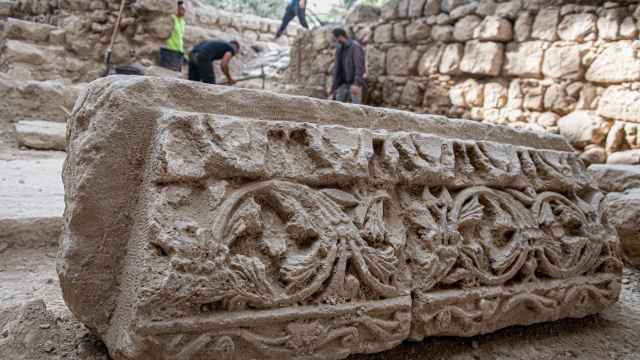 Restos de un baño ritual judío del siglo I d.C. hallados en Jerusalén.