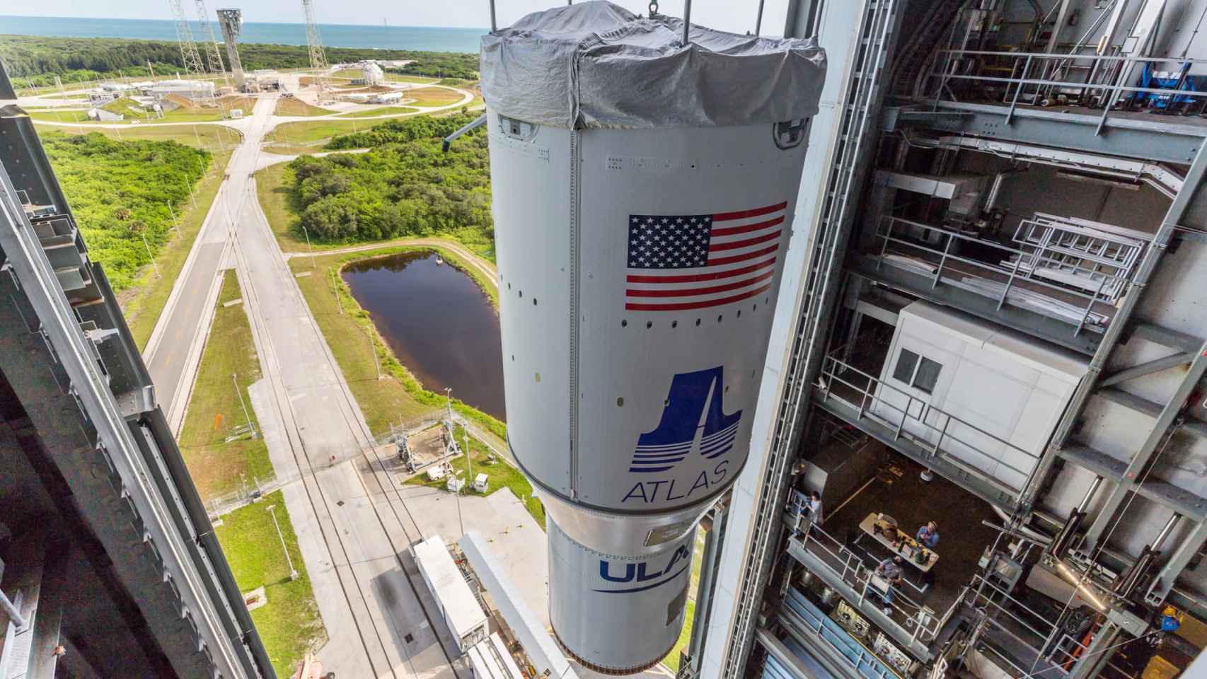 Cohete Atlas V preparado