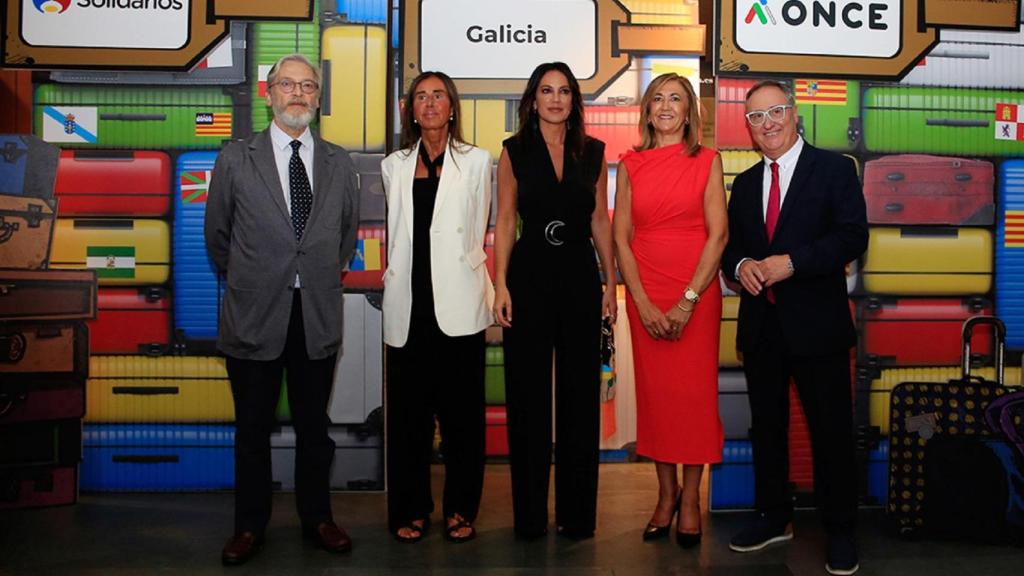 Galardonados con los Premios Solidarios Grupo Social ONCE Galicia 2023.