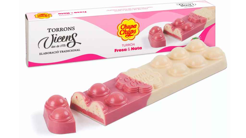 El nuevo turrón de Chupa Chups.