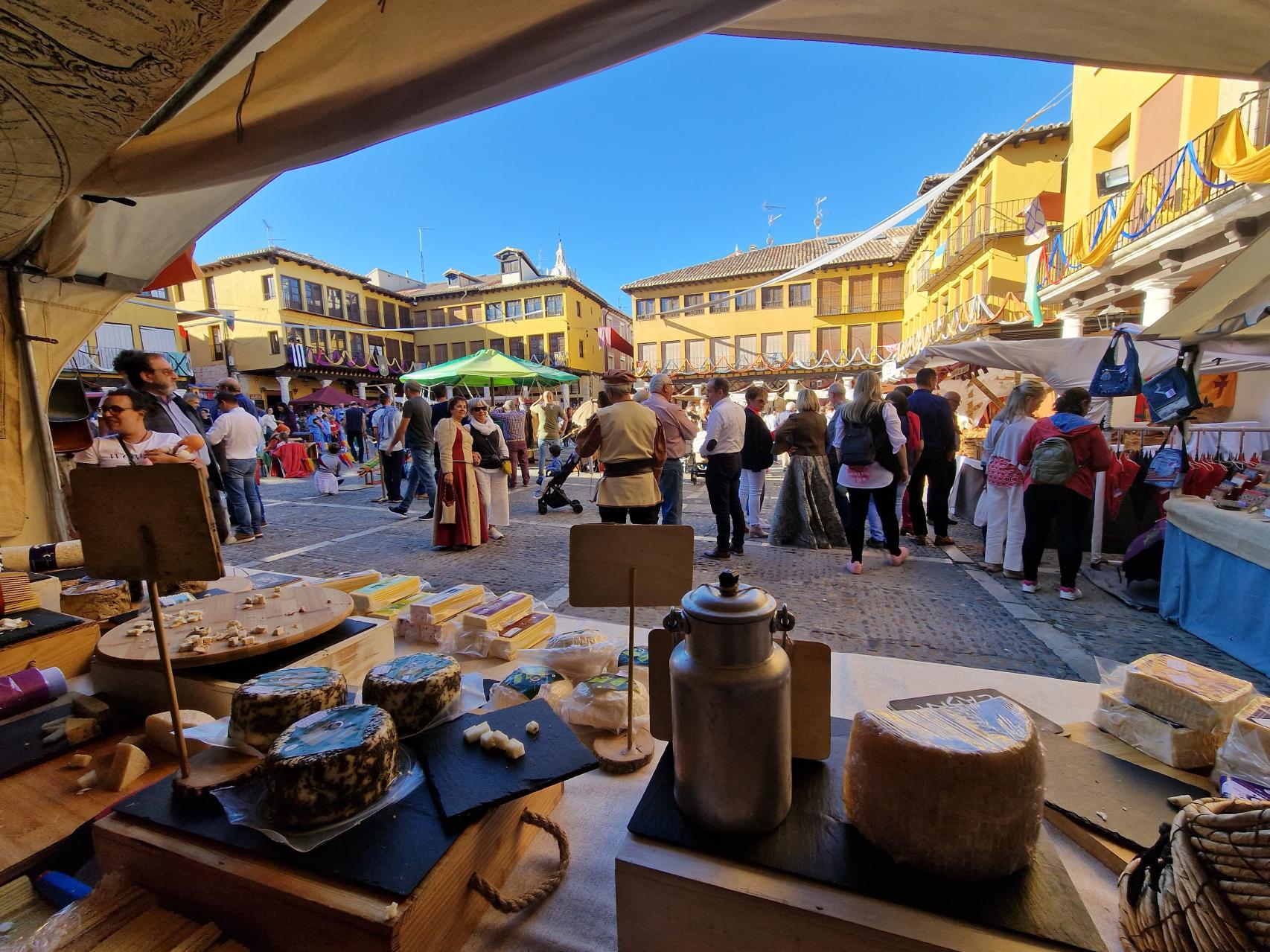 Imagen de archivo de un Mercado Medieval de Tordesillas
