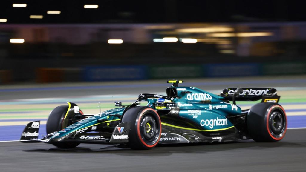 Fernando Alonso, durante la Clasificación del GP de Catar