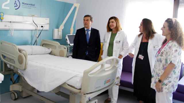 El conseller de Sanidad, Marciano Gómez, ayer durante una visita al Hospital General de Valencia.