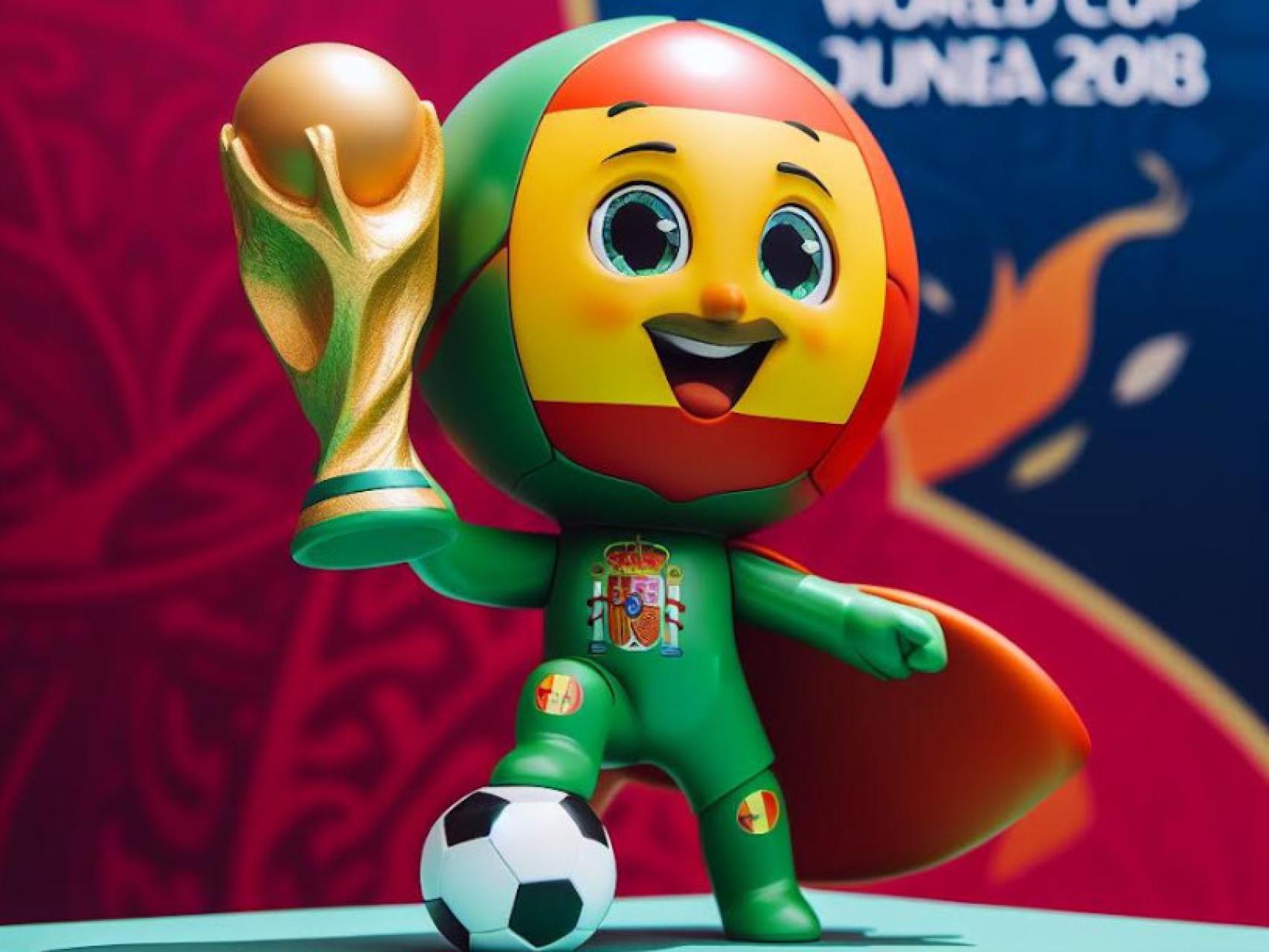 Las posibles mascotas para el Mundial de Fútbol 2030 con los colores de  España, Portugal y Marruecos según la Inteligencia Artificial