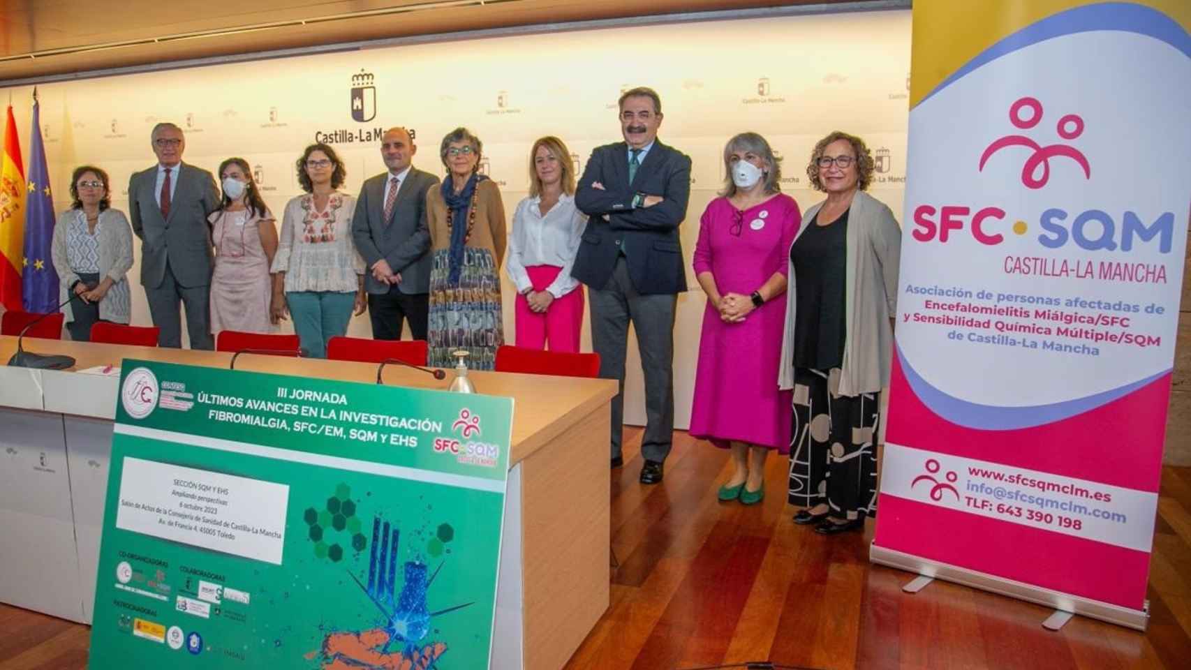 Inauguración de las III Jornadas de Investigación organizadas por la Asociación de Síndrome de Fatiga Crónica y Sensibilidad Química Múltiple de Castilla-La Mancha