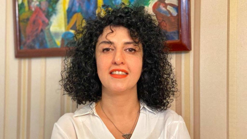 La activista iraní Narges Mohammadi.