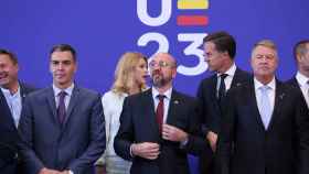 La foto de familia de la cumbre informal de líderes de la UE en Granada