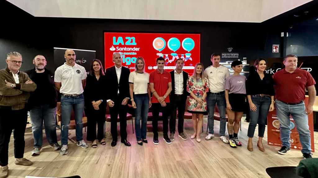 Presentación de LA21 Santander Media Maratón de Vigo.