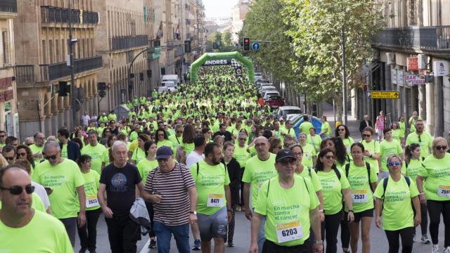 Marcha contra el cáncer en Salamanca